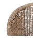 SILLA 50 X 54 X 77 LALUA RATAN NATURAL METAL NEGRO
