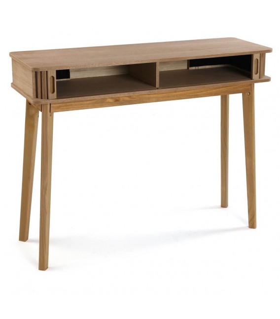 CONSOLA 100 X 33 X 78 TERPE MADERA NATURAL