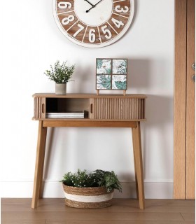 CONSOLA 80 X 30 X 78 TERPE MADERA NATURAL