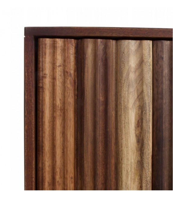 TAQUILLON 85 X 28 X 78 POLCA MADERA NOGAL Y NATURAL