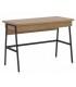ESCRITORIO 110 X 55 X 76 FEDRA MADERA NATURAL METAL NEGRO