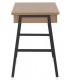 ESCRITORIO 110 X 55 X 76 FEDRA MADERA NATURAL METAL NEGRO