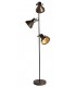 LAMPARA DE PIE 46 X 42 X 160 LARKA METAL BRONCE ENVEJECIDO