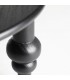 MESA DE CENTRO 80 Ø X 40 CRASIK MADERA TEÑIDA COLOR NEGRO