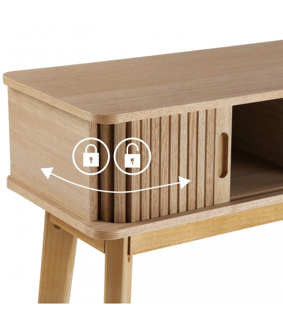 MUEBLE DE TV 100 X 30 X 46 TERPE MADERA NATURAL