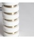 LAMPARA DE SOBREMESA 38 Ø X 68 NURIA MARMOL BLANCO METAL DORADO