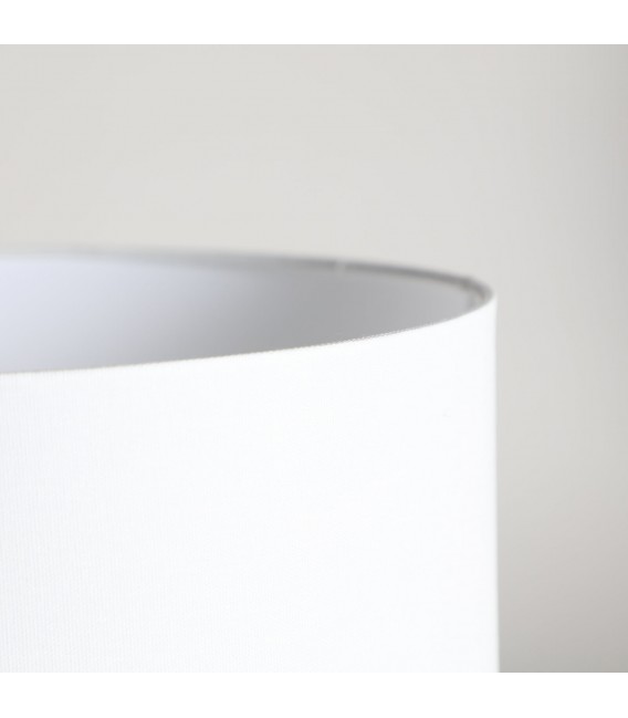 LAMPARA DE SOBREMESA 38 Ø X 68 NURIA MARMOL BLANCO METAL DORADO