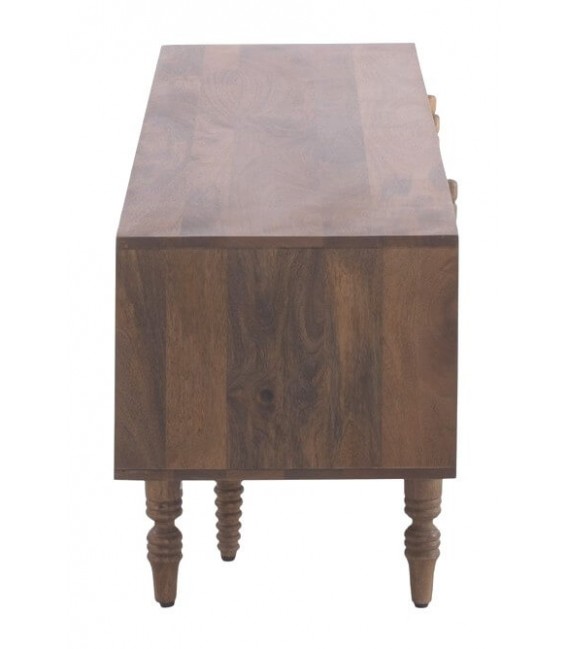 MUEBLE DE TV 170 X 45 X 50 POLCA MADERA NOGAL Y NATURAL