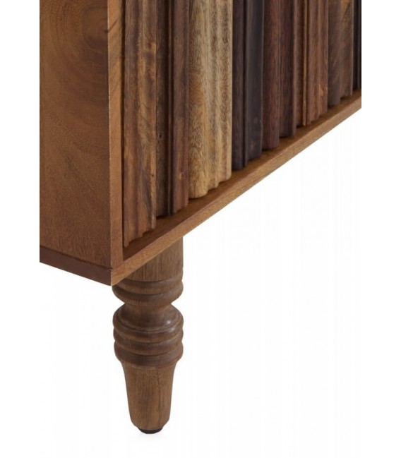 MUEBLE DE TV 170 X 45 X 50 POLCA MADERA NOGAL Y NATURAL