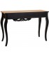 CONSOLA 110 X 40 X 77 VERTICE MADERA TALLADA NEGRO Y NATURAL