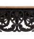 CONSOLA 110 X 40 X 77 VERTICE MADERA TALLADA NEGRO Y NATURAL