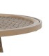 MESA DE CENTRO 70 Ø X 40 CATANIA RATAN Y METAL NATURAL