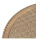 MESA DE CENTRO 70 Ø X 40 CATANIA RATAN Y METAL NATURAL