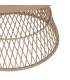 MESA DE CENTRO 70 Ø X 40 CATANIA RATAN Y METAL NATURAL