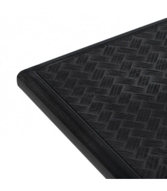 CONSOLA 120 X 38 X 81 VELVET MADERA CEREZO METAL NEGRO