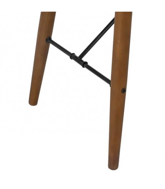 CONSOLA 120 X 38 X 81 VELVET MADERA CEREZO METAL NEGRO