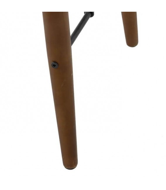 CONSOLA 120 X 38 X 81 VELVET MADERA CEREZO METAL NEGRO