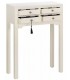 CONSOLA 63 X 26 X 85 CHURCA MADERA LACADA EN BLANCO