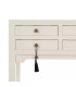 CONSOLA 63 X 26 X 85 CHURCA MADERA LACADA EN BLANCO