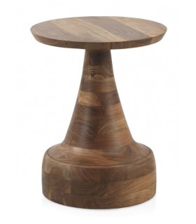 MESITA AUXILIAR 41 Ø X 51 TOTEM MADERA ACACIA NATURAL
