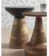 MESITA AUXILIAR 41 Ø X 51 TOTEM MADERA ACACIA NATURAL