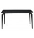 MESA DE COMEDOR 140 X 80 X 75 PRUSIA METAL NEGRO CERAMICA NEGRA