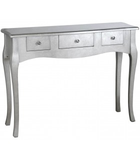 CONSOLA 105 X 33 X 80 TURTEL MADERA PAN DE PLATA
