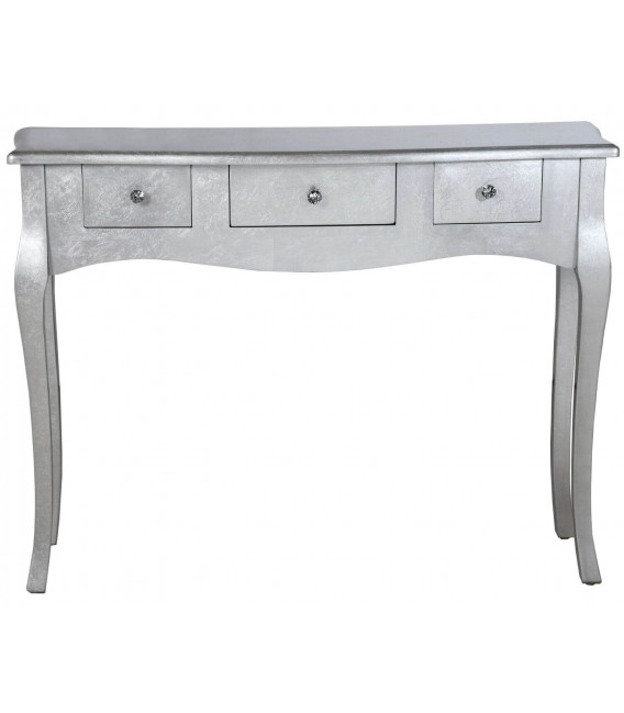 CONSOLA 105 X 33 X 80 TURTEL MADERA PAN DE PLATA