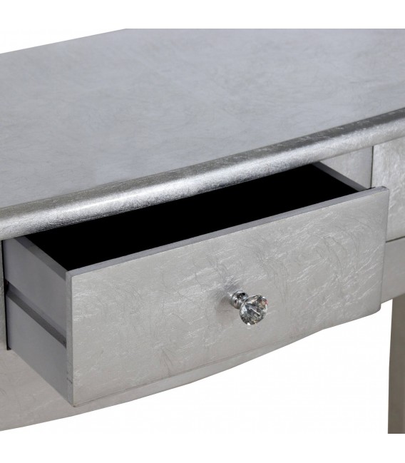 CONSOLA 105 X 33 X 80 TURTEL MADERA PAN DE PLATA