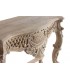 CONSOLA 120 X 42 X 76 UNIDA MADERA TALLADA PATINADA EN BLANCO