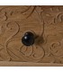 COMODA 89 X 39 X 81 NANCI MADERA TALLADA NATURAL METAL NEGRO