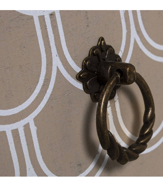 MESITA DE NCOHE 40 X 32 X 63 PRINCO MADERA NATURAL Y BLANCO