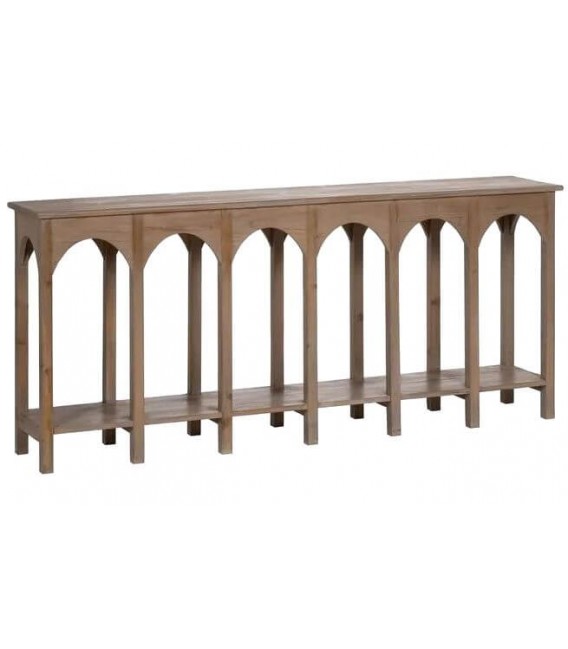 CONSOLA 210 X 38 X 93 DUCTO MADERA PINO NATURAL