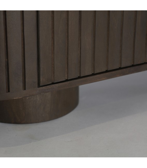 MUEBLE DE TV 180 X 40 X 50 KOLGA MADERA MANGO ACABADO NOGAL