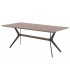 MESA DE COMEDOR 200 X 100 X 76 BARCIO MADERA NATURAL METAL