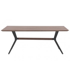 MESA DE COMEDOR 200 X 100 X 76 BARCIO MADERA NATURAL METAL