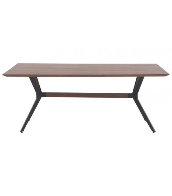 MESA DE COMEDOR 200 X 100 X 76 BARCIO MADERA NATURAL METAL