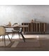 MESA DE COMEDOR 200 X 100 X 76 BARCIO MADERA NATURAL METAL