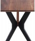 MESA DE COMEDOR 200 X 100 X 76 BARCIO MADERA NATURAL METAL