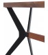 MESA DE COMEDOR 200 X 100 X 76 BARCIO MADERA NATURAL METAL