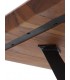 MESA DE COMEDOR 200 X 100 X 76 BARCIO MADERA NATURAL METAL