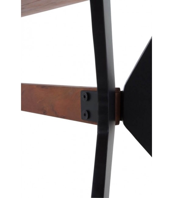 MESA DE COMEDOR 200 X 100 X 76 BARCIO MADERA NATURAL METAL