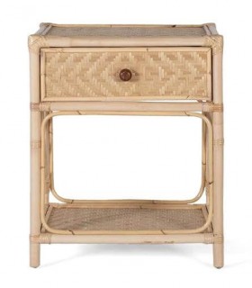 MESITA DE NOCHE 50 X 40 X 60 IMBRES RATAN NATURAL