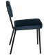 SILLA 43 X 55 X 78 TRANTRAN METAL NEGRO TELA COLOR AZUL