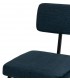 SILLA 43 X 55 X 78 TRANTRAN METAL NEGRO TELA COLOR AZUL