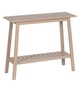 CONSOLA 90 X 32 X 75 MACRE MADERA LACADA COLOR CREMA