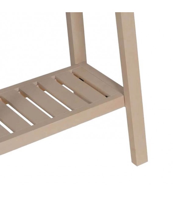 CONSOLA 90 X 32 X 75 MACRE MADERA LACADA COLOR CREMA