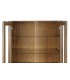 VITRINA 100 X 43 X 190 PIOLIN MADERA ACACIA