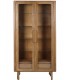 VITRINA 100 X 43 X 190 PIOLIN MADERA ACACIA