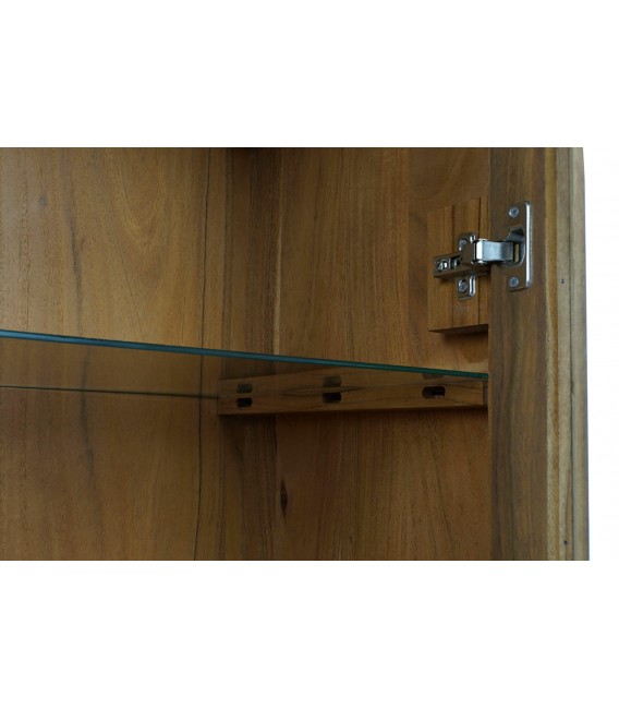VITRINA 100 X 43 X 190 PIOLIN MADERA ACACIA